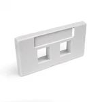 Leviton Hai 49910-SW2 2PRT Mod Furn Faceplate White. Fixed Price $5.24.
