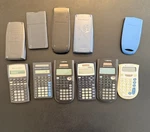 Lot Of Texas Instruments Calculators Ba Plus, TI-36X Pro, TI-30X Iis. Fixed Price $49.99.