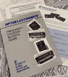 Optoelectronics Frequency Counter Guide, Ccb Rf Detector, Vintage Ads. Fixed Price $17.50.