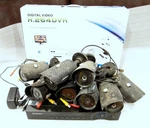 Defeway Home Video Surveillance & Recording System 1080P, Dvr, Cameras. Fixed Price $50.00.