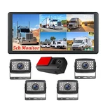 10.36" Touch Screen Quad Monitor 5CH Camera Dvr Video Recorder 12-36V For Truck. Fixed Price $239.99.