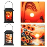 Outdoor Solar Garden Lanterns, Waterproof Led Sunflower Lights Hanging. Fixed Price $65.58.