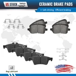 For Saturn Sky Pontiac Solstice Front And Rear Ceramic Brake Pads With Hardware. Fixed Price $35.11.
