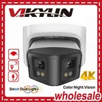 Vikylin 4K 8MP 180 Panoramic Security Ip Camera 2-WAY Audio Full Color Dual Len. Fixed Price $99.75.