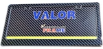Valor License Plate Frame Auto Car Metal Black Gray Design Standard. Fixed Price $10.19.