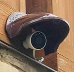 Rain Sunshade Cover Shield For Outdoor Nest Iq Arlo Ring Camera-coffee. Fixed Price $24.62.