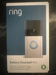 Ring Battery Doorbell Pro 1536P Hd+ Color Video, 3D Motion Detection Head-to-toe. Fixed Price $99.99.