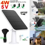 Solar Panel Charger For Eufycam E/2C/E/2 Pro Wall Mount W/ Power Cable. Fixed Price $19.68.