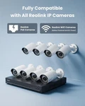 Reolink 16-CHANNEL 5MP Poe Security System (8 Cameras) Complete Kit. Fixed Price $599.00.