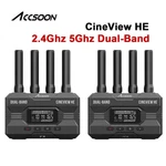 Accsoon Cineview He Wireless Video Transmission System Dual Hdmi 1200FT Receiver. Fixed Price $314.00.