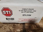 Lot Of STI-3104 Clear Conduit Spacer 3/4 Rigid Incomplete. Fixed Price $65.00.