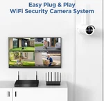 Wireless Security Camera System 5MP 10CH Nvr Audio Human Detection. Fixed Price $129.99.
