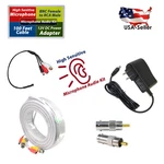 Evertech High Sensitive Mic Rca Cable Dc Power For Cctv Security Camera. Fixed Price $33.97.