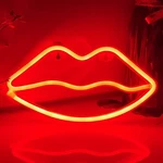 Jywj Lip Neon Sign,usb 3-AA Battery Powered Light,led Table Decoratio.... Fixed Price $21.19.