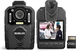 Boblov 2K Body Camera Audio Video Camcorder Night Vision Police Security. Fixed Price $63.70.