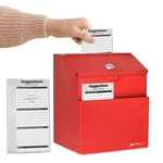 Adir Wall Mountable Steel Suggestion Box With Lock - Donation Collection. Fixed Price $26.49.