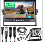 7" Ai Backup Camera System, 1080P Hd Starlight Night Vision. Fixed Price $81.50.