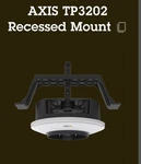 Axis Communications 01983-001 Camera Dome Recessed Mount TP3202. Fixed Price $7.99.