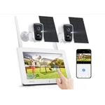 Sansco 2K Solar Wireless Security Camera System With 4CH 7" Touchscreen Monitor,. Fixed Price $30.00.