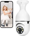 Wifi Security Light Bulb Camera Night Vision Two-way Audio 360 Panoramic. Fixed Price $25.63.