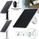 4W 5W Solar Panel Charging For Eufy Ring Reolink Battery Camera Micro Usb&usb-c. Fixed Price $19.66.