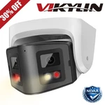 Vikylin 4MP Dual Lens 180 View Color Night Poe Security Ip Camera 2-WAY Audio. Fixed Price $70.84.