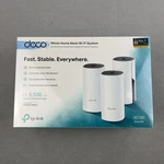 Tp Link AC1200 Deco M4 Wi-fi System Mu-mimo 300 Mbps 2.4GHZ + 867 5GHZ (3PACK). Fixed Price $89.99.