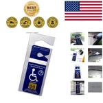 Durable Clear Permit Holder For Rear View Mirror - Perfect Handicap Tags. Fixed Price $10.99.
