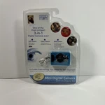 New Sealed Innovage Mini Digital Camera 3-IN-1 Keychain With Accessories Blue. Fixed Price $14.00.