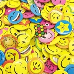 100 Pieces Smiley Face Pin, Mini Buttons Pins (.... Fixed Price $18.20.