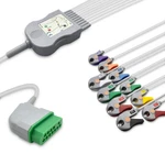 10-LEAD Ecg Cable For Nihon Kohden Grabber Aha EC-10013G-A. Fixed Price $247.10.