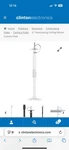 CE-CP6W Clinton Telescoping Ceiling Camera Security Pole Mount Feet. Fixed Price $20.00.