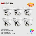 6PCS Vikylin 5MP Full Color Turret Network Camera Human Vehicle Detection Mic. Fixed Price $265.34.