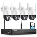 Wifi Cctv Camera Security 5MP System Ptz Outdoor Wireless Home 10CH Nvr Audio. Fixed Price $178.59.