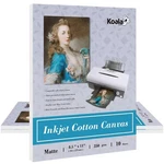 30PK Koala Printable Cotton Canvas Inkjet Paper 350G Matte Fabric Printer. Fixed Price $26.99.