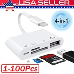 Usb To Card Reader Adapter Camera Micro Sd Memory Slot For Iphone Ipad. Fixed Price $43.69.