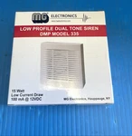 Mg Electronics 441-PDS Piezo Dynamic Dual Tone Siren Low Profile 15W Open Box. Fixed Price $12.00.