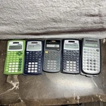 Texas Instruments Iis 2-LINE Calculator TI-30XA TI-36X Lot Of 5 Tested. Fixed Price $29.99.
