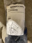 (10 Pcs) Rosenberger Site TH494-DC12 Double Clamp To Suit 1/2" Coaxial Cable. Fixed Price $20.00.