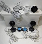 Google Nest Outdoor + 2 Indoor Cameras 1ST Gen A0005 Tested W/ Cables. Fixed Price $137.00.