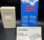 Linear Wireless Handheld Transmitters D-22A. Fixed Price $24.99.