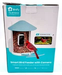 Birdfy Smart Ai Feeder With Camera: 1080P Hd & Night Vision - Blue. Fixed Price $45.00.