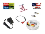 Evertech Mini High Sensitive Mic Power Cable Kit Easy To Use For Security System. Fixed Price $29.97.