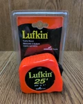 Vintage Nos Lufkin Ft Tape Measure L525 Orange Hi-res 25'X1" Cooper Tools. Fixed Price $19.99.