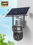Sansco 4MP Wifi Solar Ptz Security Camera 2-WAY Audio Dual Lens Wireless. Fixed Price $35.00.